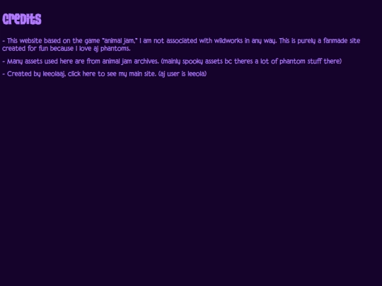 credits screenshot