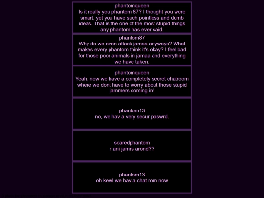 messages screenshot