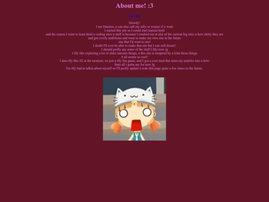 Aboutme screenshot
