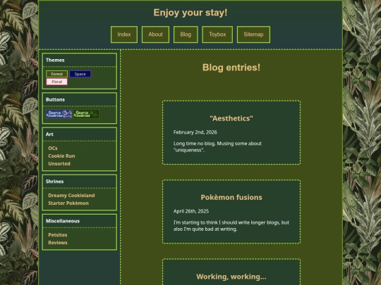 blogindex screenshot