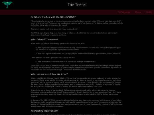 cistern/thesis/thesis screenshot