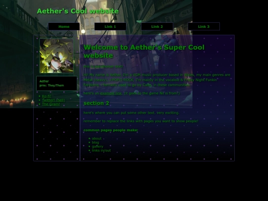 index screenshot