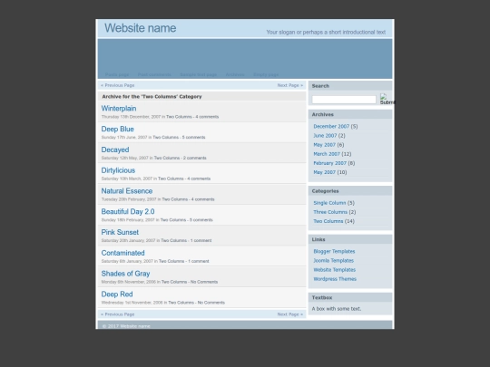 archives screenshot