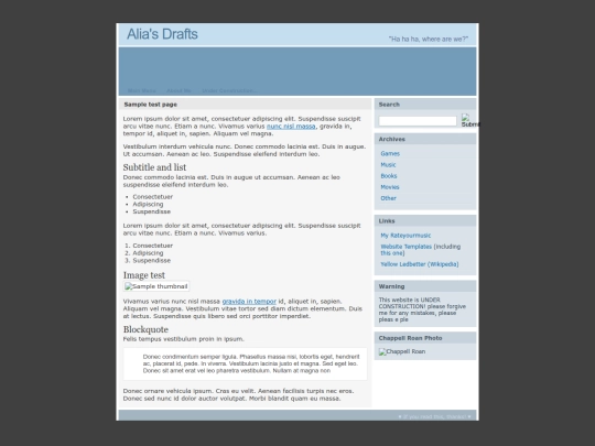page screenshot