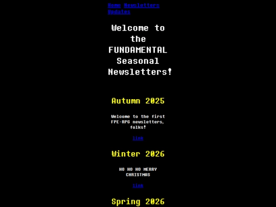 Newsletters screenshot
