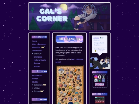collection/pins screenshot