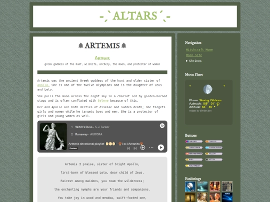 witch/altars/artemis screenshot