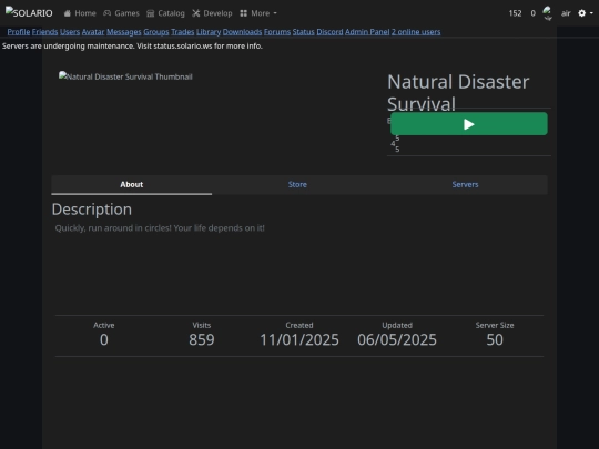 index screenshot