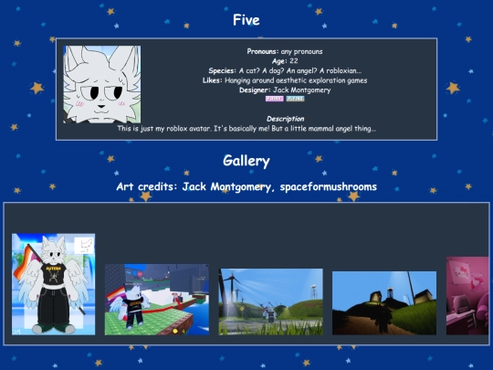 characters/other5/five screenshot