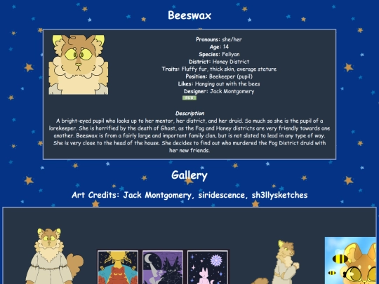characters/partridgemountain/beeswax screenshot