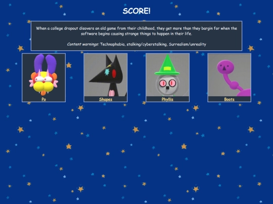 characters/score screenshot