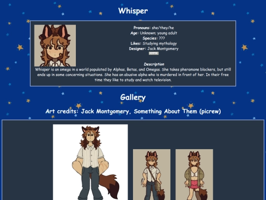 characters/whisper screenshot