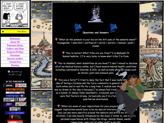 questions screenshot