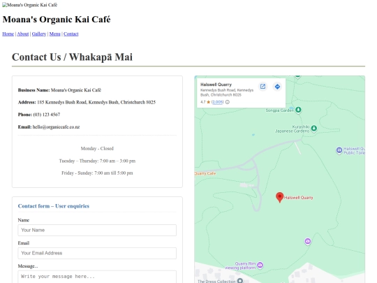 contact screenshot