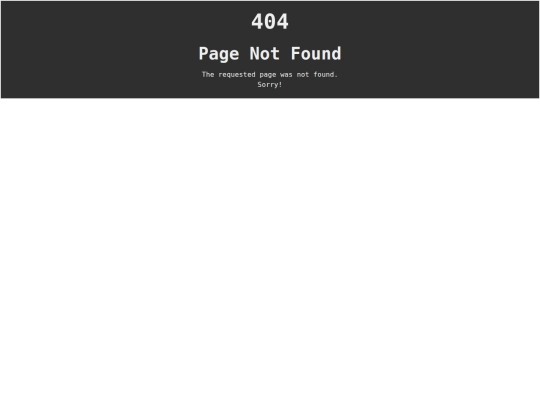 not_found screenshot