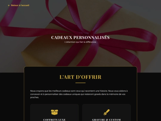 cadeaux screenshot