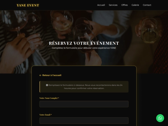 reservation screenshot