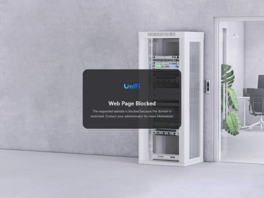 UniFi - Web Page Blocked screenshot