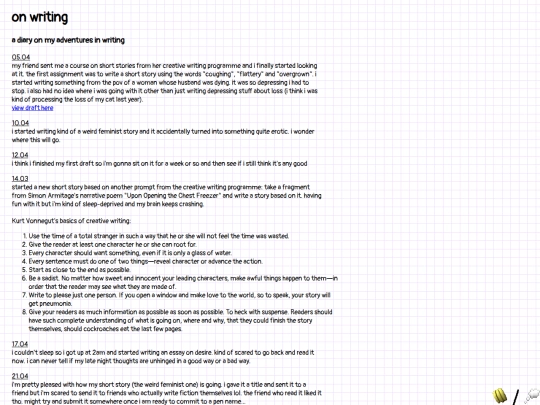onwriting screenshot