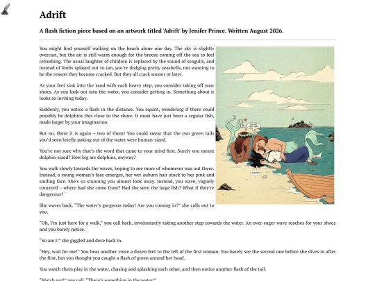 writing/adrift screenshot