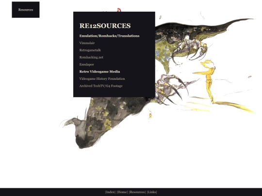 Resources screenshot