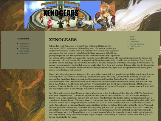 Xenogears screenshot