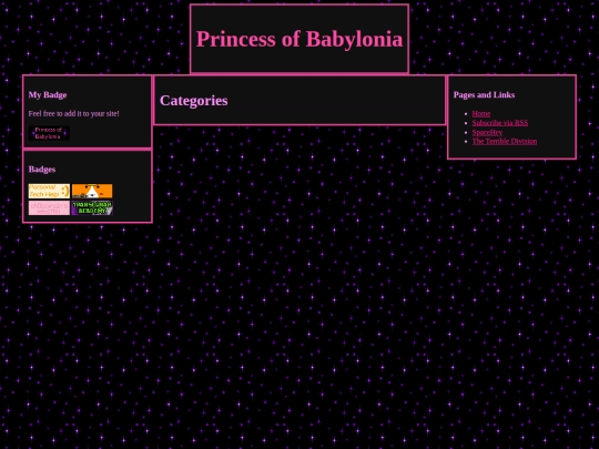 categories screenshot