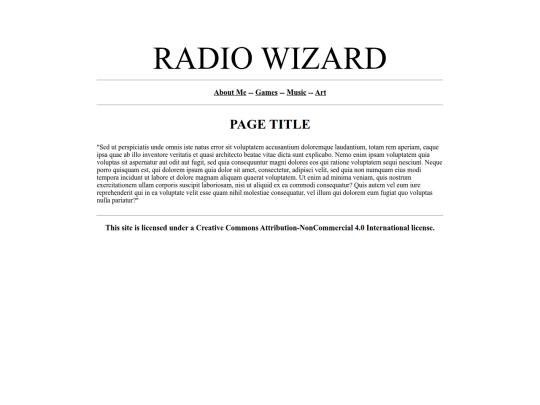 page-template screenshot