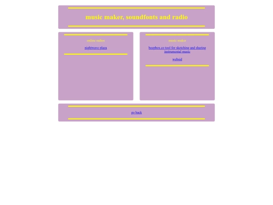 links/links-folders/links-music-radio screenshot