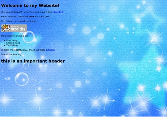 index screenshot