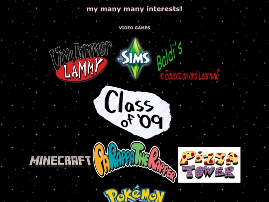 interests screenshot
