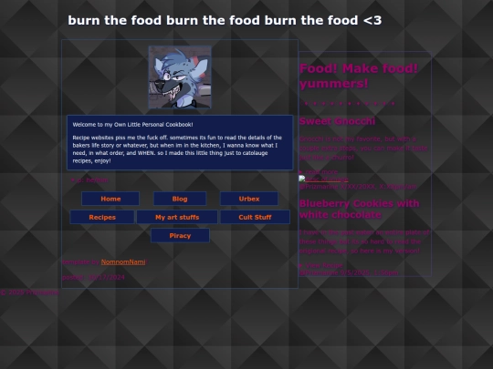 Recipes screenshot