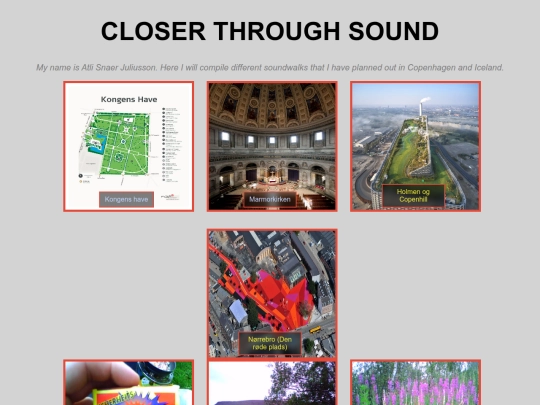 Soundwalks screenshot