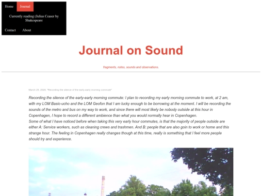 blog screenshot