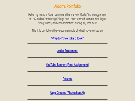 index screenshot