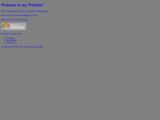 test screenshot