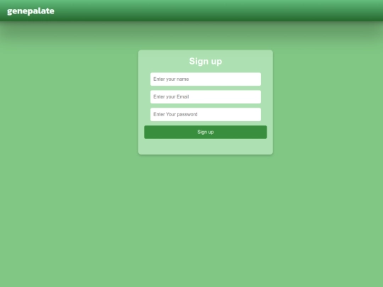 genepalate/log screenshot