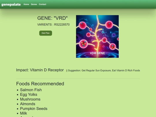 genepalate/vdr screenshot