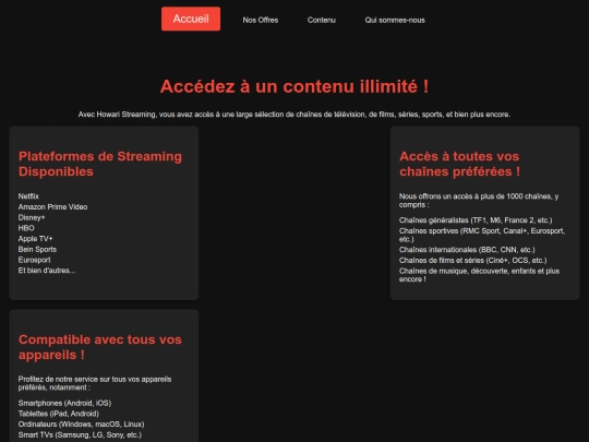 contenu screenshot