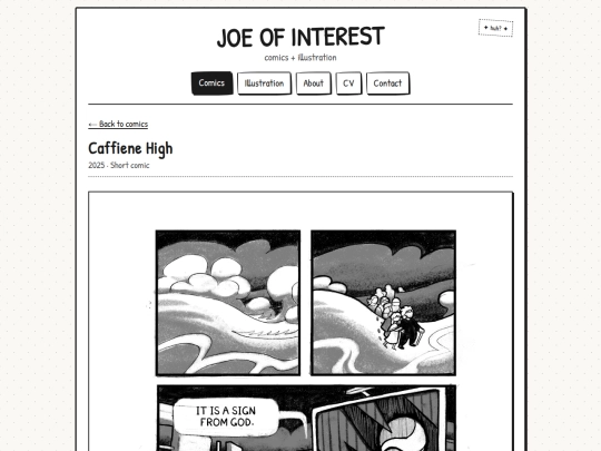 comics/caffiene-high screenshot
