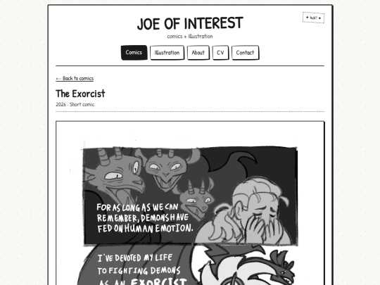comics/exorcist screenshot