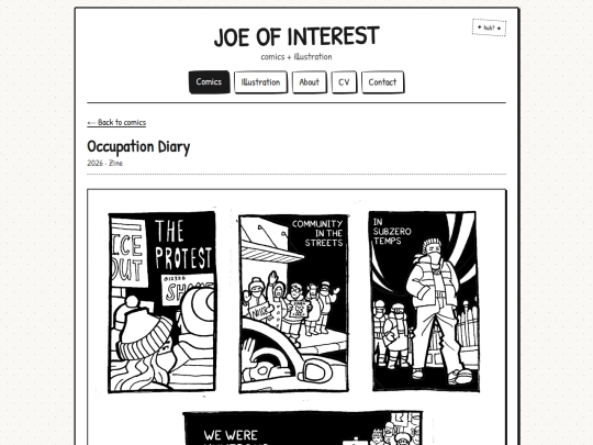 comics/occupation-zines screenshot