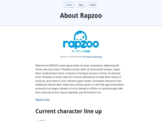 my-sites/about screenshot