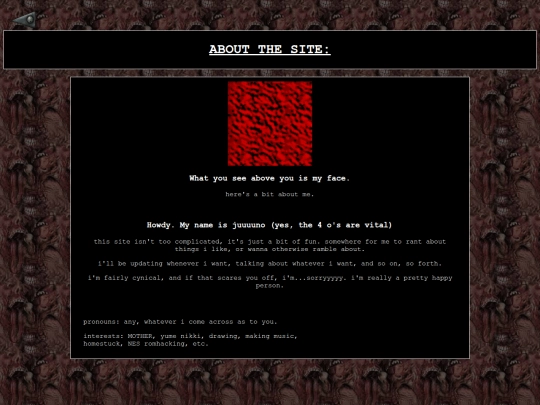 info screenshot