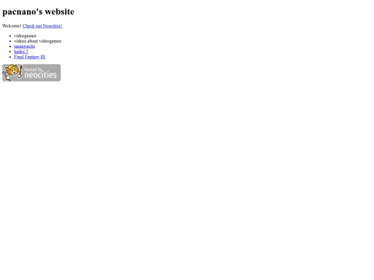index screenshot