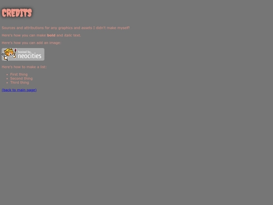 credits screenshot