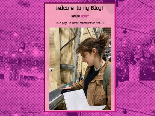 Blog screenshot