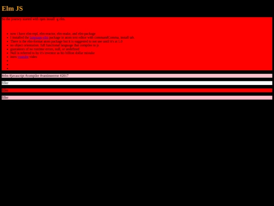 elm screenshot