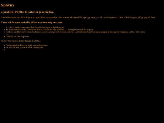 sphynx screenshot
