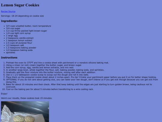 lemon-sugar-cookies screenshot